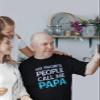 Tstars My Favorite People Call Me Papa Shirt Gifts for Dads Fathers Day Dad Grandpa Shirts for Men Large Black view 3