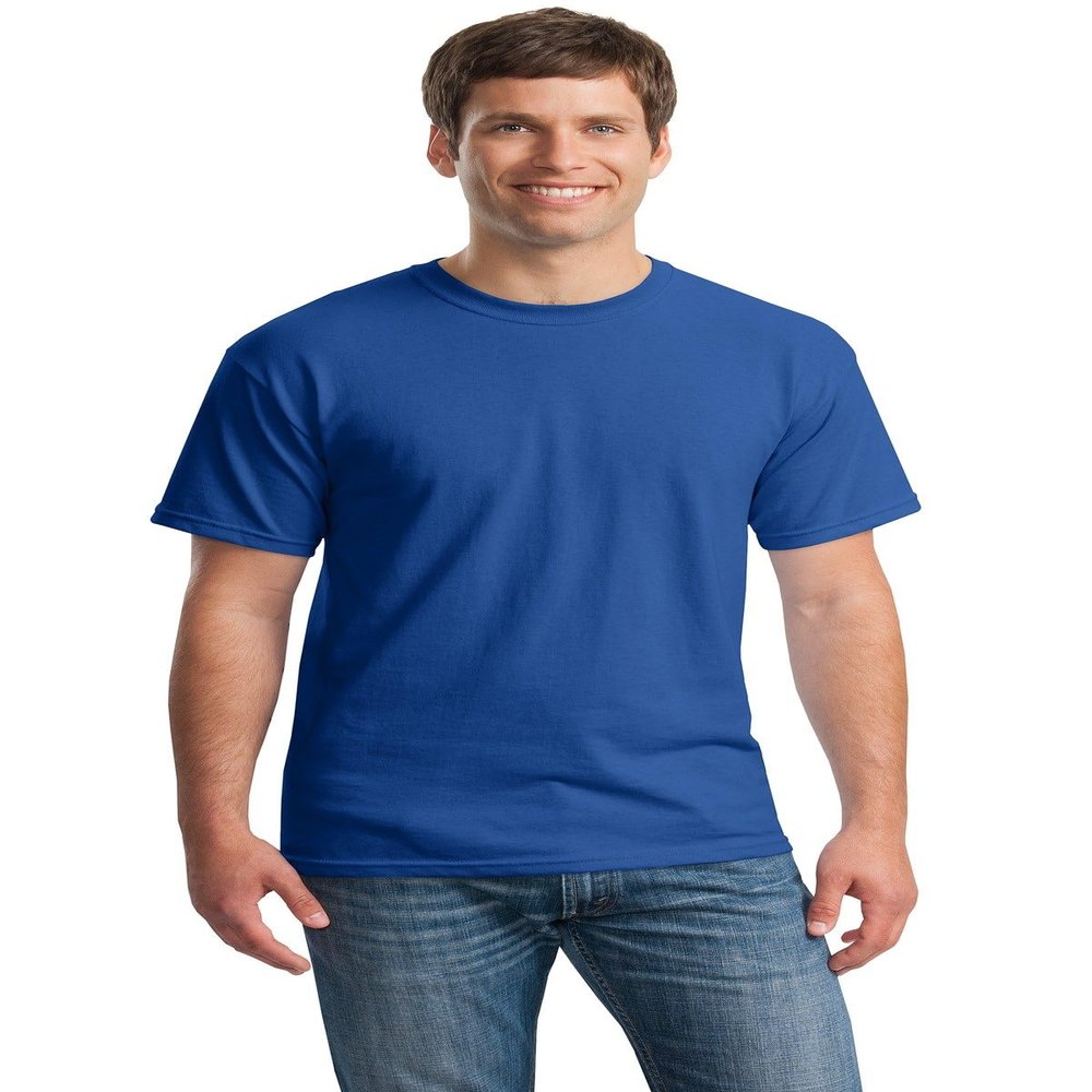 Heavy Cotton 100% Cotton Tshirt (G500) Neon Blue, XL