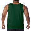 Gildan Adult Heavy Cotton Tank,FOREST GREEN,M view 2