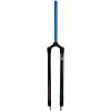 CarbonCycles Exotic Rigid Carbon Fork 44.5cm Blue Steerer Mountain Bike Post Mount Disc Only view 1