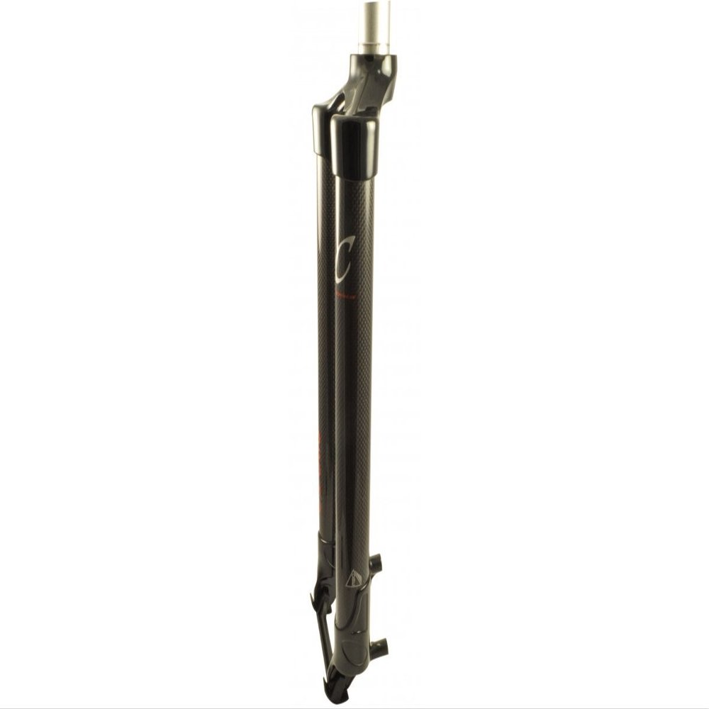 CarbonCycles Exotic Rigid Carbon 29er Mountain Bike Fork, Post Mount PM Disc Brake, 49.0cm 29