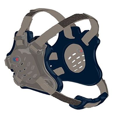 Cliff Keen F5 Tornado Wrestling Headgear - Silver/Navy/Silver
