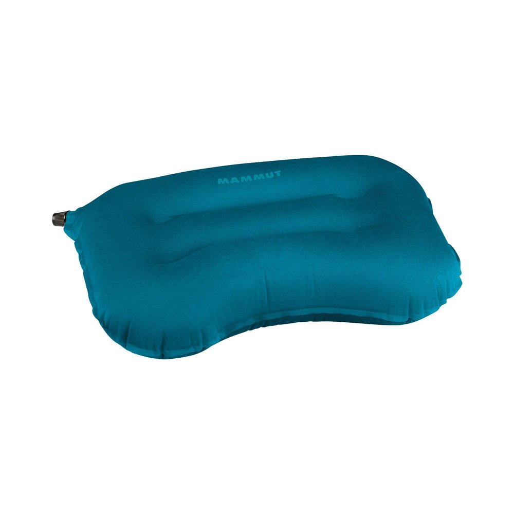 Mammut Ergonomic Inflatable Camping Pillow with Foam Filling for Neck Support, Dark Pacific, One Size