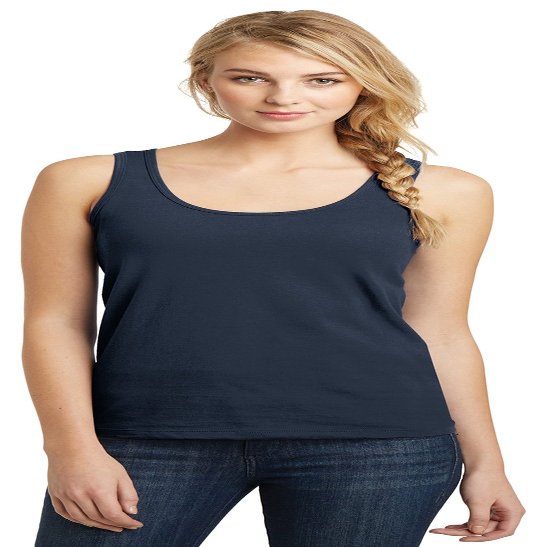 District Juniors Women's Soft Concert Tank_New Navy_XX-Large