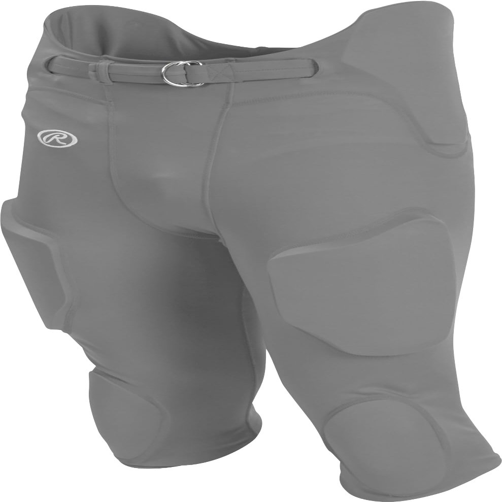 Rawlings | Boy's Lightweight Football Pants | Integrated Pads | Grey | Medium