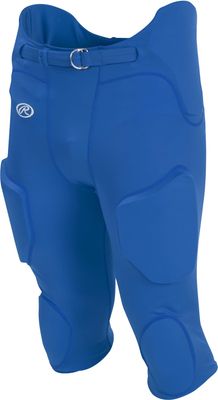 Rawlings | Boy's Lightweight Football Pants | Integrated Pads | Royal | 2XL