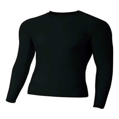 A4 Sportswear Black Adult XL Short Sleeve Compression