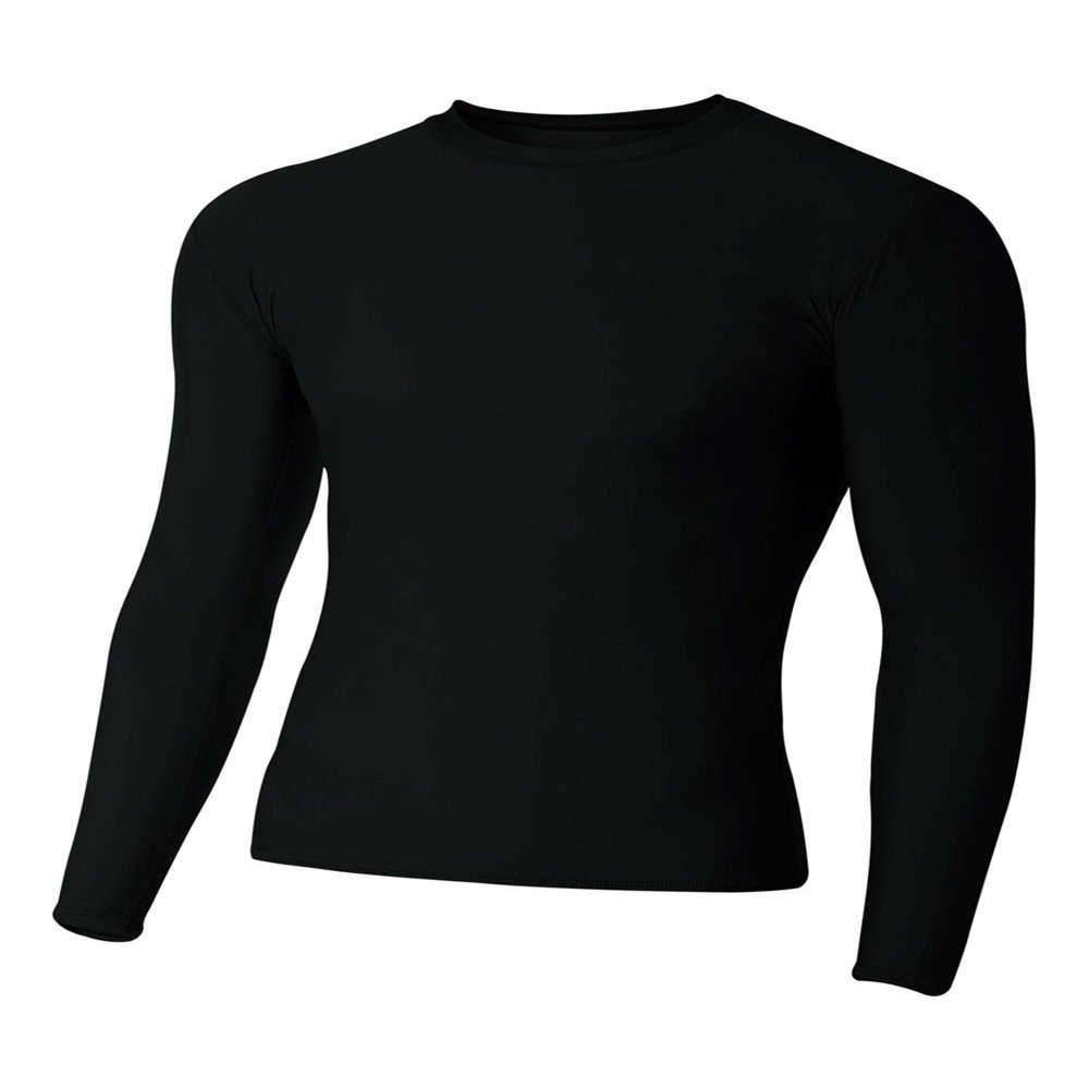 A4 Sportswear Black Adult XL Short Sleeve Compression