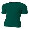 A4 Sportswear Forrest Green Adult Small Short Sleeve Compression view 1