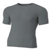 A4 Sportswear Graphite Adult Small Short Sleeve Compression view 1