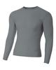 A4 Sportswear Graphite Adult Medium Long Sleeve Compression view 1