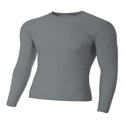 A4 Sportswear Graphite Adult 3XL Long Sleeve Compression