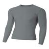A4 Sportswear Graphite Adult 3XL Long Sleeve Compression