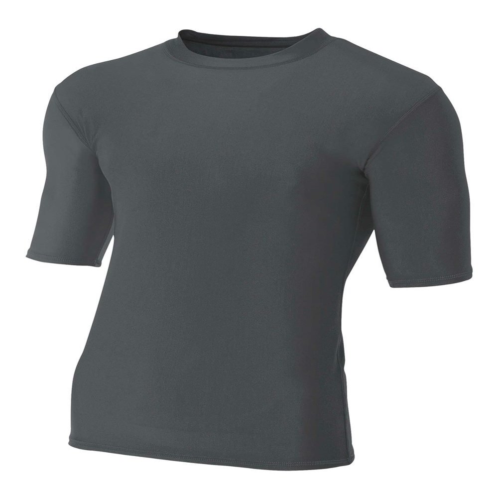 A4 Sportswear Graphite Adult XL Half Sleeve Compression