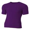 A4 Sportswear Purple Adult XL Short Sleeve Compression view 1