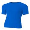 A4 Sportswear Royal Blue Adult XL Short Sleeve Compression view 1
