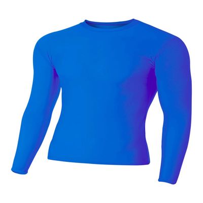 A4 Sportswear Royal Blue Adult 3XL Long Sleeve Compression