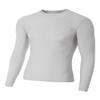 A4 Sportswear Silver Adult 2XL Long Sleeve Compression view 1