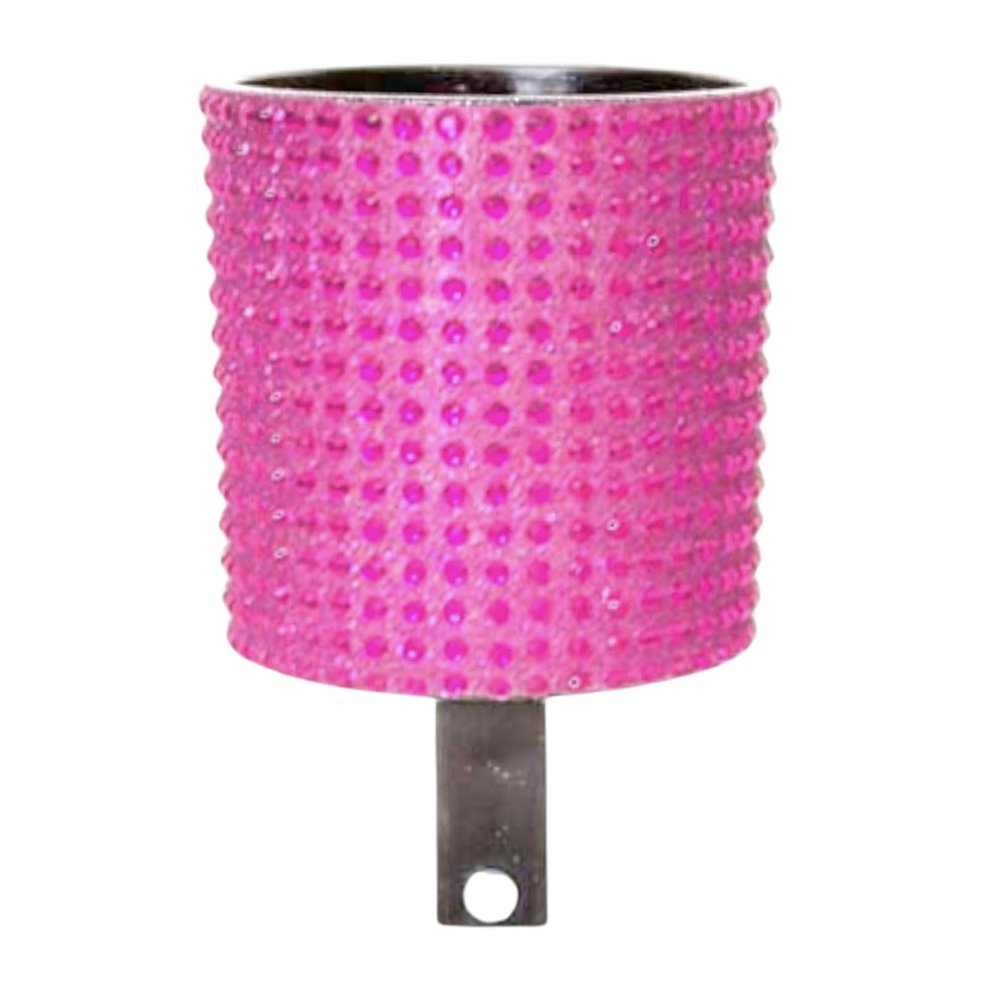 Sparkly Bike Cup Holder, Rhinestone Drink Holder for Cruiser Bikes, E-Bikes & Girls Bikes, Handlebar Water Bottle Holder, Easy Install, Super Snazzy, Super Fun, Super Wow