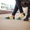 FOCO Baylor Bears NCAA Womens Stripe Canvas Shoes - M view 3