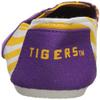 FOCO LSU Tigers NCAA Womens Stripe Canvas Shoes - S view 3
