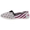 FOCO Mississippi State Bulldogs NCAA Womens Stripe Canvas Shoes - L view 2