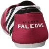 FOCO Atlanta Falcons NFL Womens Stripe Canvas Shoes - S view 2