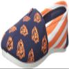 FOCO Chicago Bears NFL Womens Stripe Canvas Shoes - L view 1