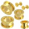 00 plugs ears gauges 00g plug tunnels gauge men stretching steel double flare 00g 10mm view 2