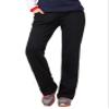Only Faith Women's Active Basic Jogger Pants Fleece Open-Bottom Sweatpant (S) Black view 2
