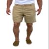 short fin Men's Linen Walking Shorts (Size 30, Khaki L8001) view 1
