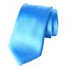 FOMANN Mens Skinny Ties Solid Woven Necktie 2.75 Inch (Turquoise) view 1