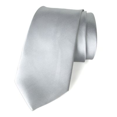 FOMANN Mens Skinny Ties Solid Woven Necktie 2.75 Inch (Silver)