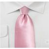 FOMANN Mens Skinny Ties Solid Woven Necktie 2.75 Inch (Pink) view 2