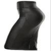 Black Faux Leather Pencil Skirt Sophisticated High Waisted, Slimming Design Perfect for Office Wear & Formal Events view 3