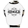 TOOLOUD Single Cotton Dog Shirt White with Black XL view 1