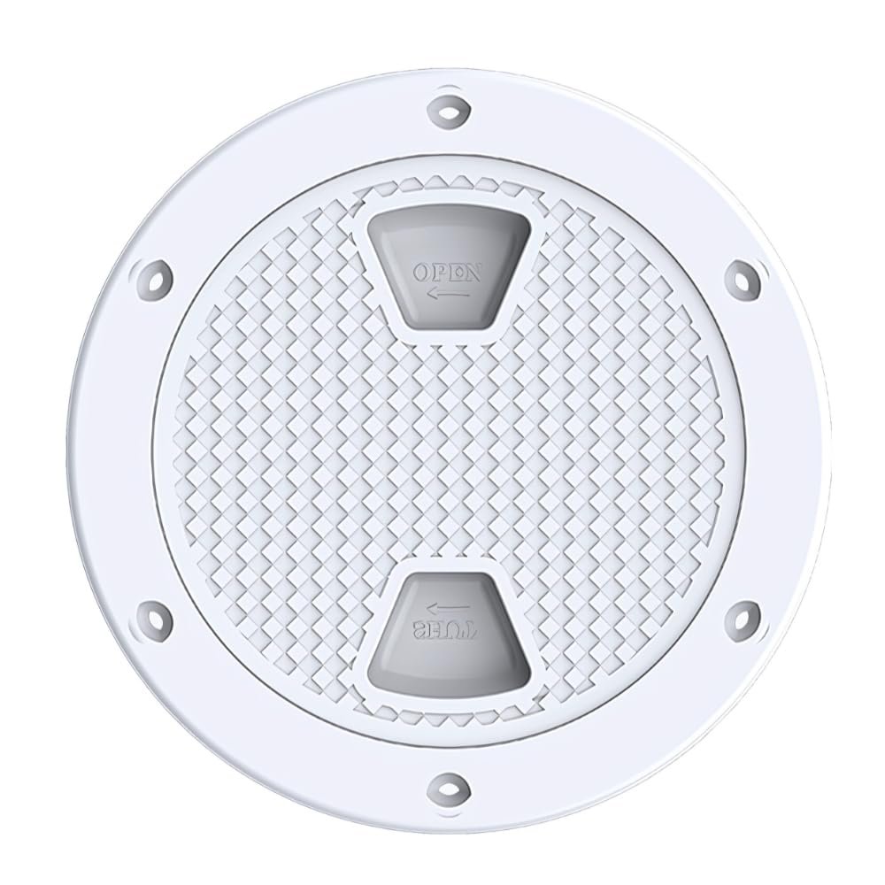 Seaflo 6" Boat Round Non Slip Inspection Hatch with Detachable Cover