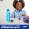 Sistema Twist 'n' Sip Water Bottle, Assorted Colours, 620 ml view 3