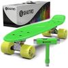 Skatro - Mini Cruiser Skateboard. 22x6inch Retro Style Plastic Board Comes Complete view 1