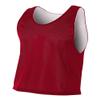 A4 Sportswear Cardinal/White Youth Small Reversible Jersey Pinnies