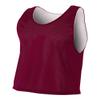 A4 Sportswear Maroon/White Youth Small Reversible Jersey Pinnies view 1