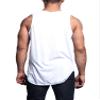 VICTORIOUS Solid Color Long Length Curved Hem Tank Top TT47 - White - Small - G14B view 2
