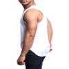 VICTORIOUS Solid Color Long Length Curved Hem Tank Top TT47 - White - Small - G14B view 4