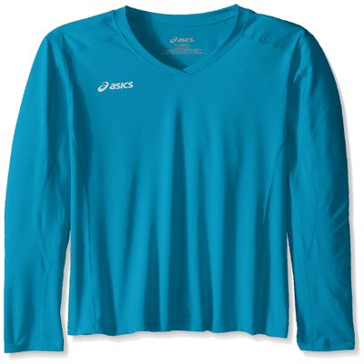 ASICS Unisex-Child Jr. Roll Shot Performance Jersey, Atomic Blue, Large