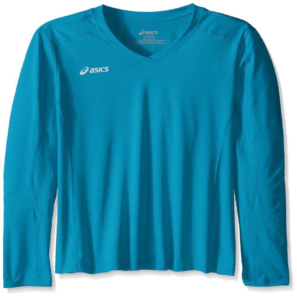 ASICS Unisex-Child Jr. Roll Shot Performance Jersey, Atomic Blue, Large