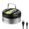 LE LED Camping Lantern Rechargeable, 310LM, 5 Light Modes, Power Bank, Waterproof, Mini Flashlight with Magnetic Base for Hurricane Emergency, Outdoor, Hiking, Home and Car view 1