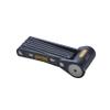OnGuard Heavy Duty Link Plate Lock K9 (3.69')  9390 mm Folding Hardened Steel Link Chain Lock with Z-Cylinder Core, 23 mm Protective Rubber Cover, 5 Laser-Cut Keys, Compact High-Security Bike Lock view 3