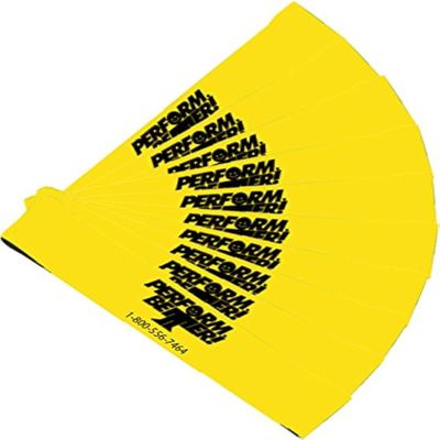 Perform Better Mini Band Resistance Loop Exercise Bands, Light/Yellow, 10-Pack