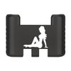 NDZ Performance Aluminum Slide Racker Assist Back Plate for Gen 1-5 Glock 17 19 19x 22 23 24 26 27 31 32 33 34 35 45 47 49, Improved Slide Grip, Black - Trucker Mudflap Girl view 1