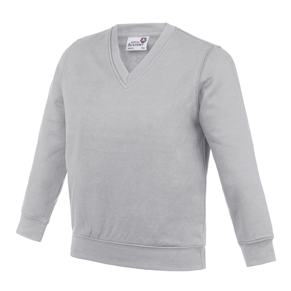 Kids Academy v-Neck Sweatshirt(Academy Grey, 910)